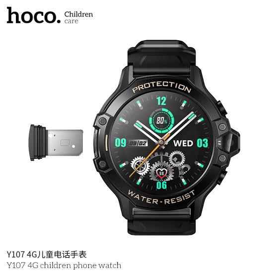 ساعة Hoco Y107 هي ساعة ذكية للأطفال تعمل بتقنية الجيل الرابع، مصممة في المقام الأول لأغراض السلامة والتواصل، وتتميز بتحديد المواقع عبر GPS/LBS/WiFi ووظيفة الاتصال.