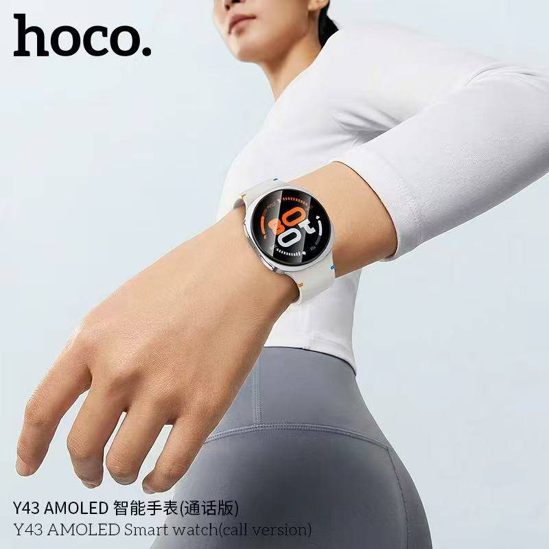 HOCO Y43 Smart Watch With Calling Feature Amoled Screen GPS