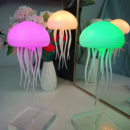 Rechargeable LED Jellyfish Night Light