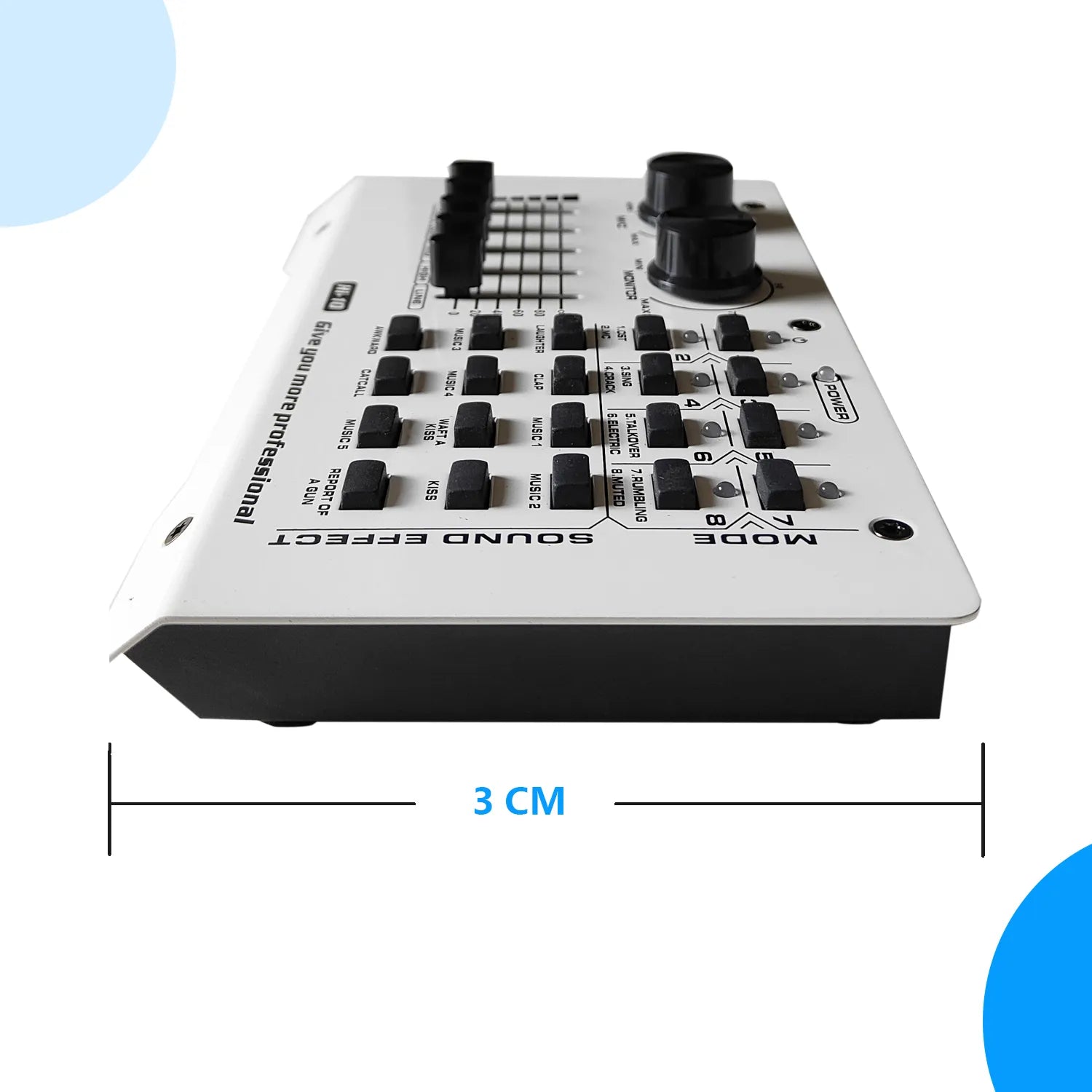 GAM 800F Sound Mixer With Professional BM800 Condenser Microphone Full set