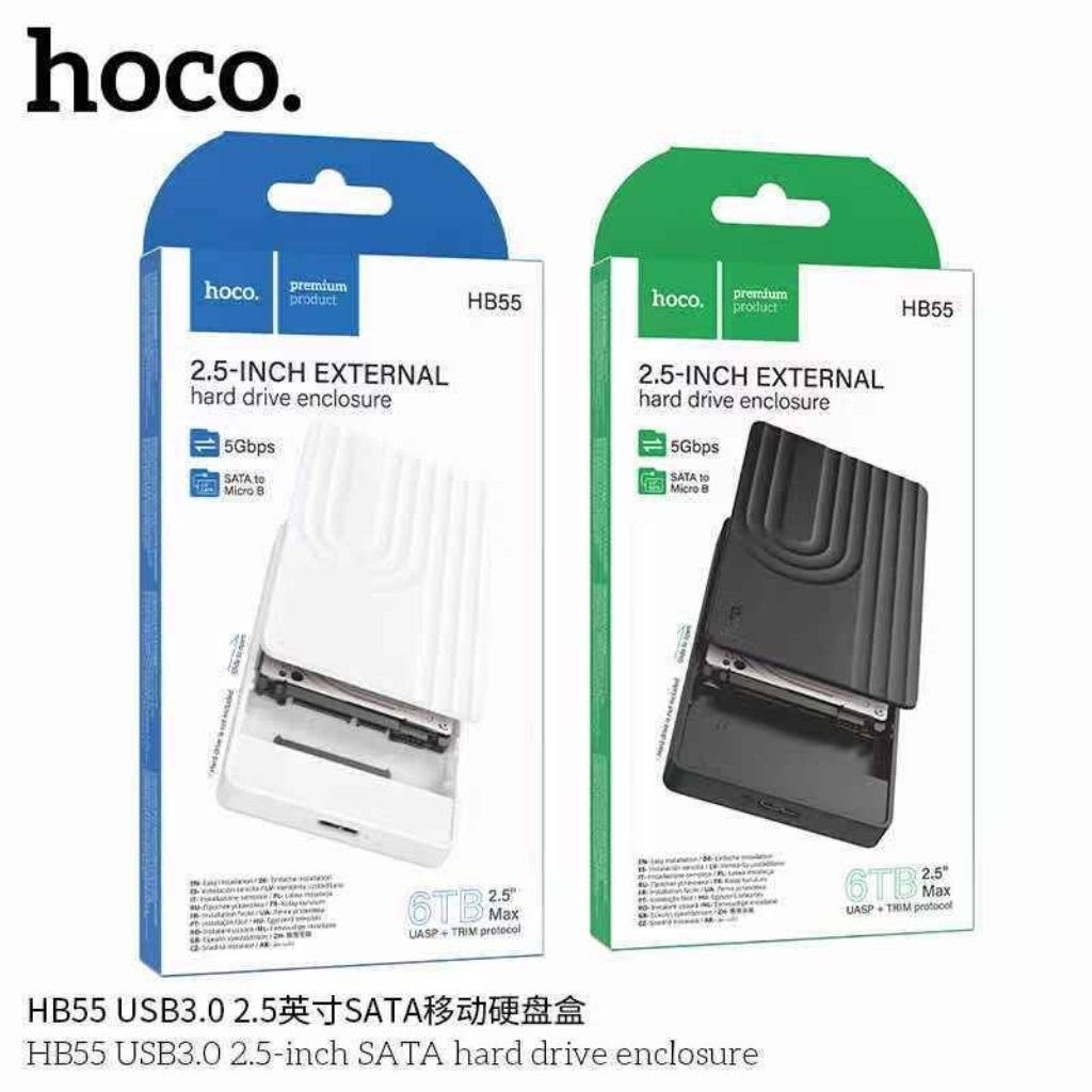 HOCO HB55 USB 3.0 2.5-inch SATA Hard Drive Enclosure