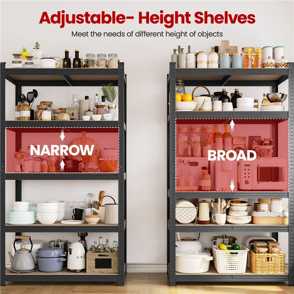 Heavy Duty Metal 5 Layers Storage Units Rack Shelf