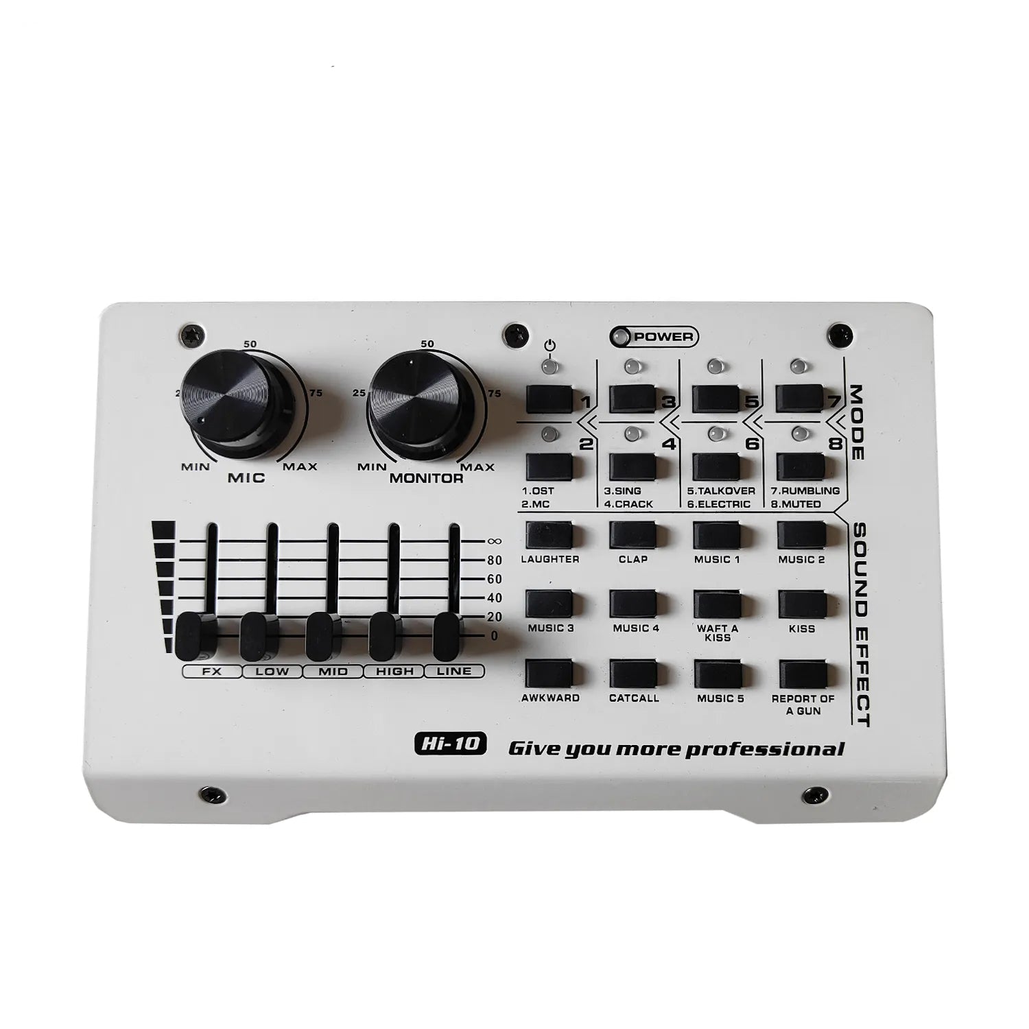 GAM 800F Sound Mixer With Professional BM800 Condenser Microphone Full set