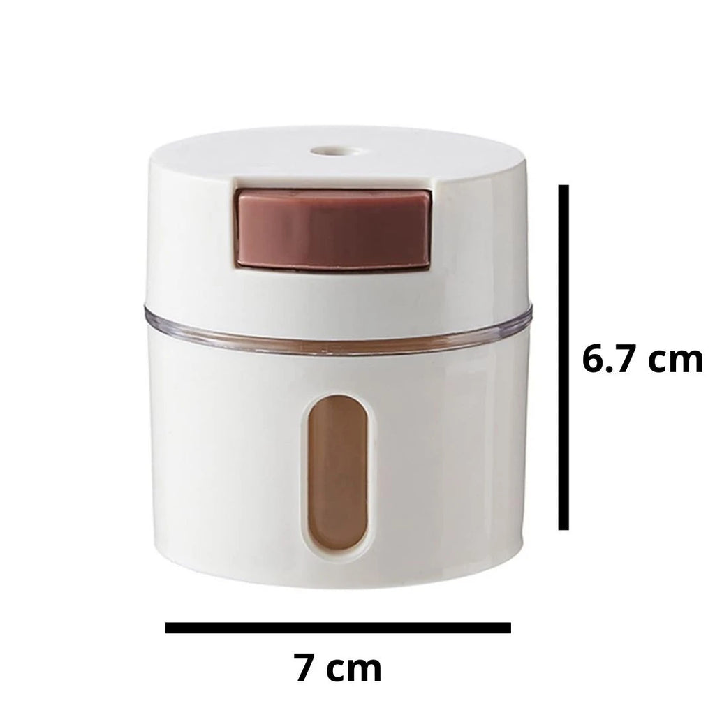 Set of 6 Magnetic Condiment Containers for Kitchen