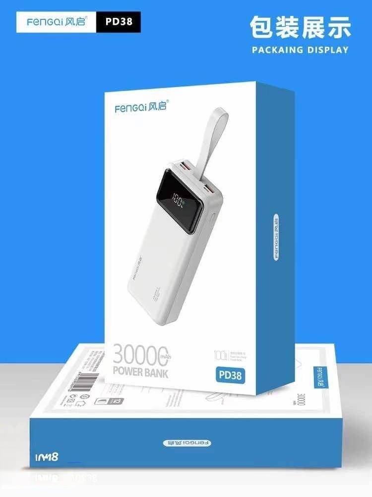 Fengqi PD38 30000mAh 22.5W ABS+PC portable PowerBank