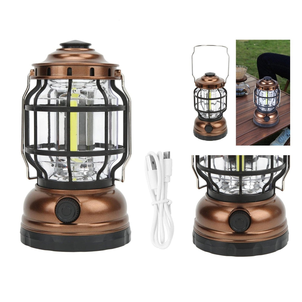 فانوس تخييم LED قابل لإعادة الشحن عبر USB