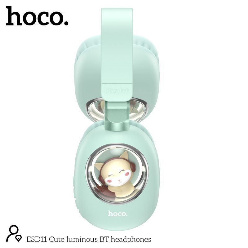سماعة رأس لاسلكية Hoco Esd11 مزودة بإضاءة RGB