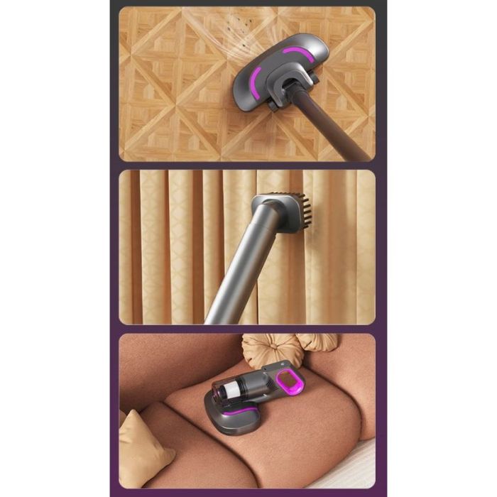 Powerful 120W cordless vacuum with HEPA filtration for cleaner, healthier homes