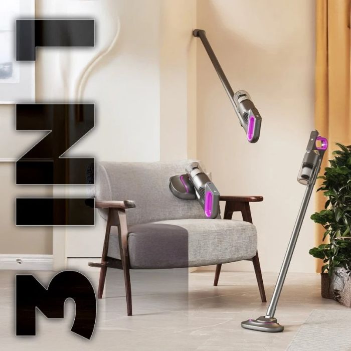 Powerful 120W cordless vacuum with HEPA filtration for cleaner, healthier homes