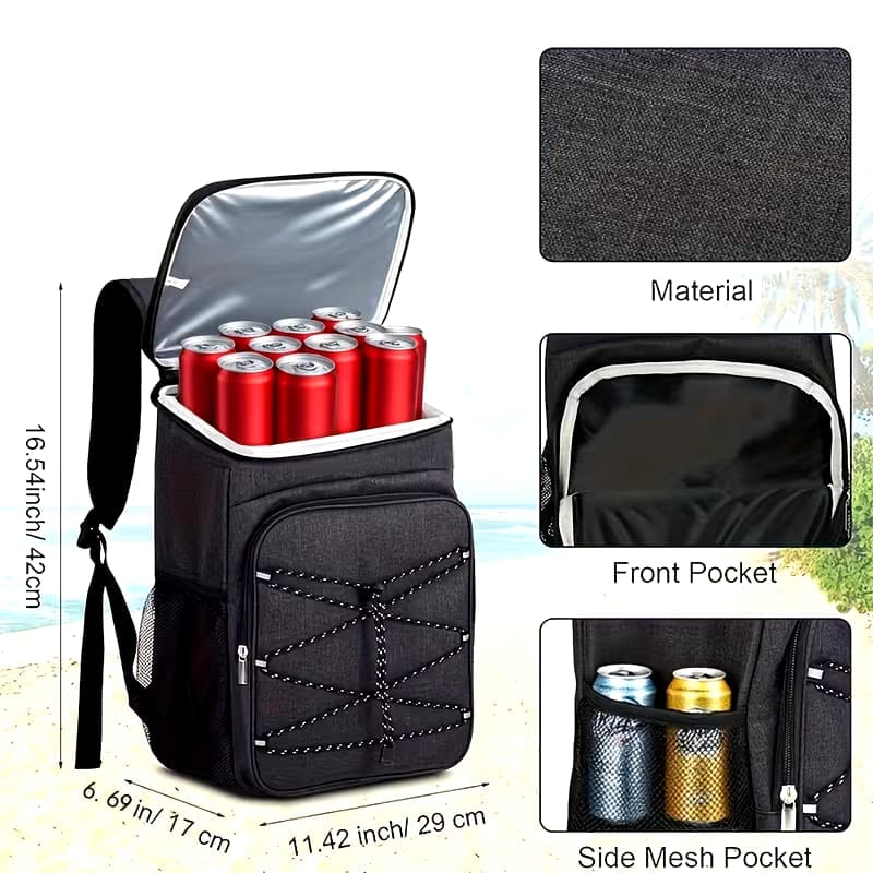 Large Portable Insulated Backpack Cooler for Men & Women
