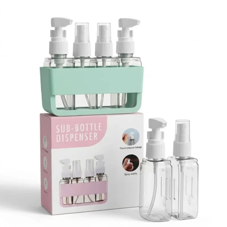 Travel Bottles 4 in 1 Leak Proof Containers TSA Approved Toiletry Products Airplane Travel Accessories Kits