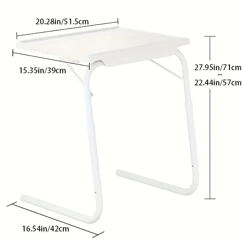 طاولة Tablemate المحمولة القابلة للطي ذات الارتفاع القابل للتعديل