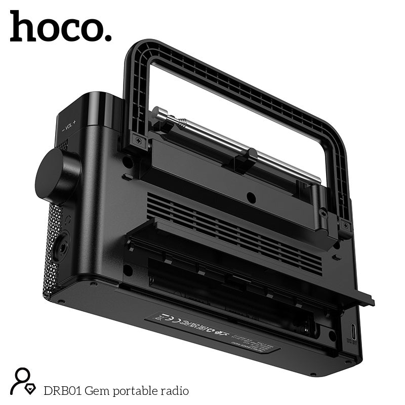 HOCO DRB01 Portable AM FM Radio & Bluetooth Speaker