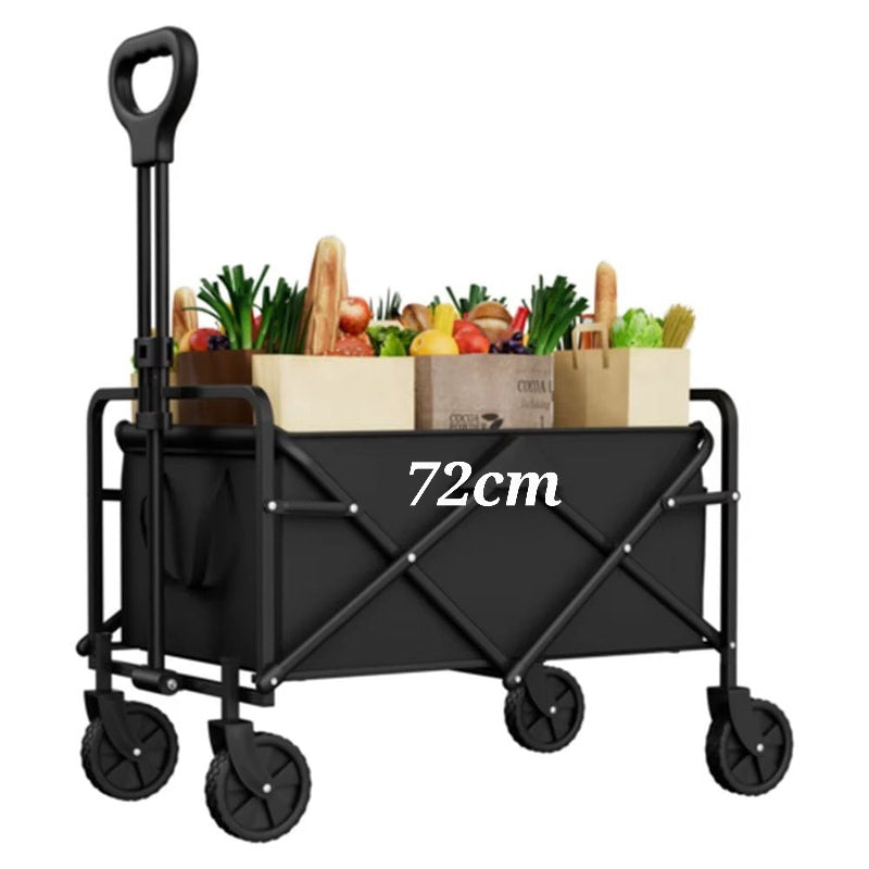 150 kg Collapsible Folding Wagon,Portable Large Wagon Trolley cart