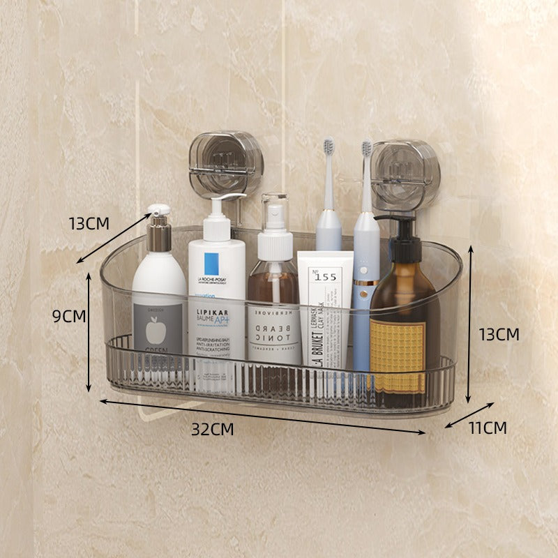 Powerful Suction Shelf Storage Rack