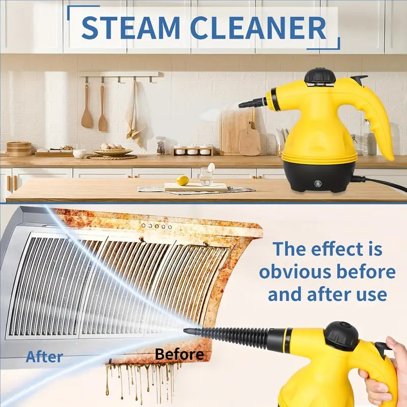 Portable High-Pressure Steam Cleaner, Handheld Household Steam Cleaner