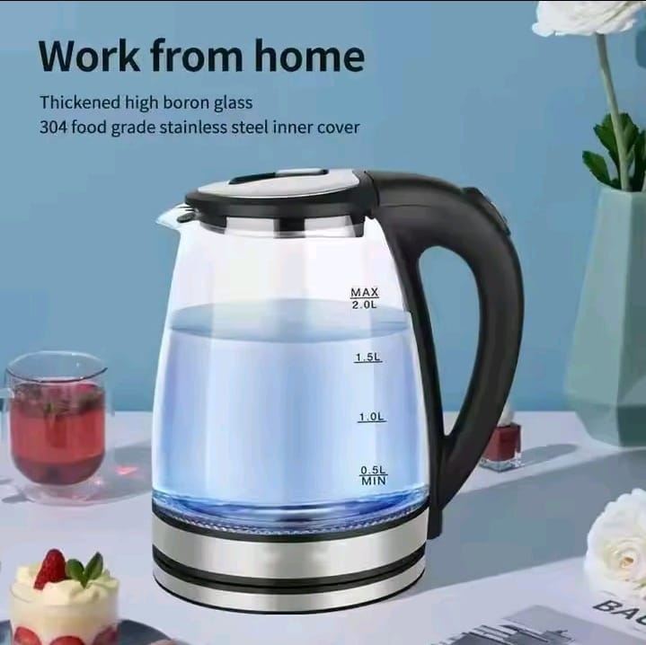 2L Hot Water Electric Glass Kettle