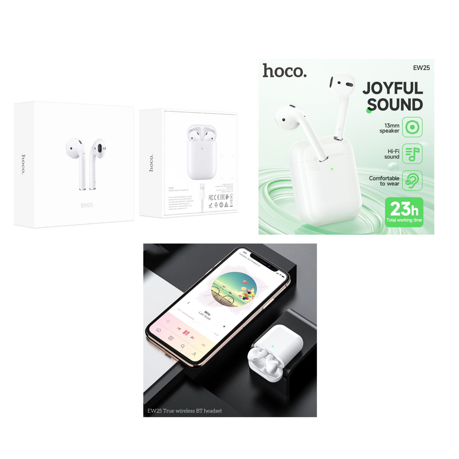 سماعات أذن لاسلكية TWS من Hoco EW25