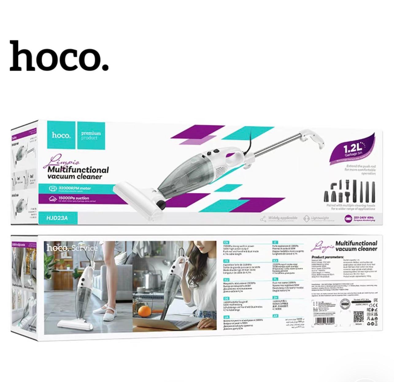 HOCO HJD23A Corded Vertical Vacuum Cleaner (EU) – 500W, 15 kPa