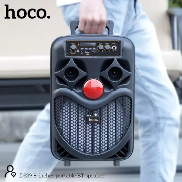 مكبر صوت HOCO DS39 محمول بتقنية البلوتوث مقاس 8 بوصات