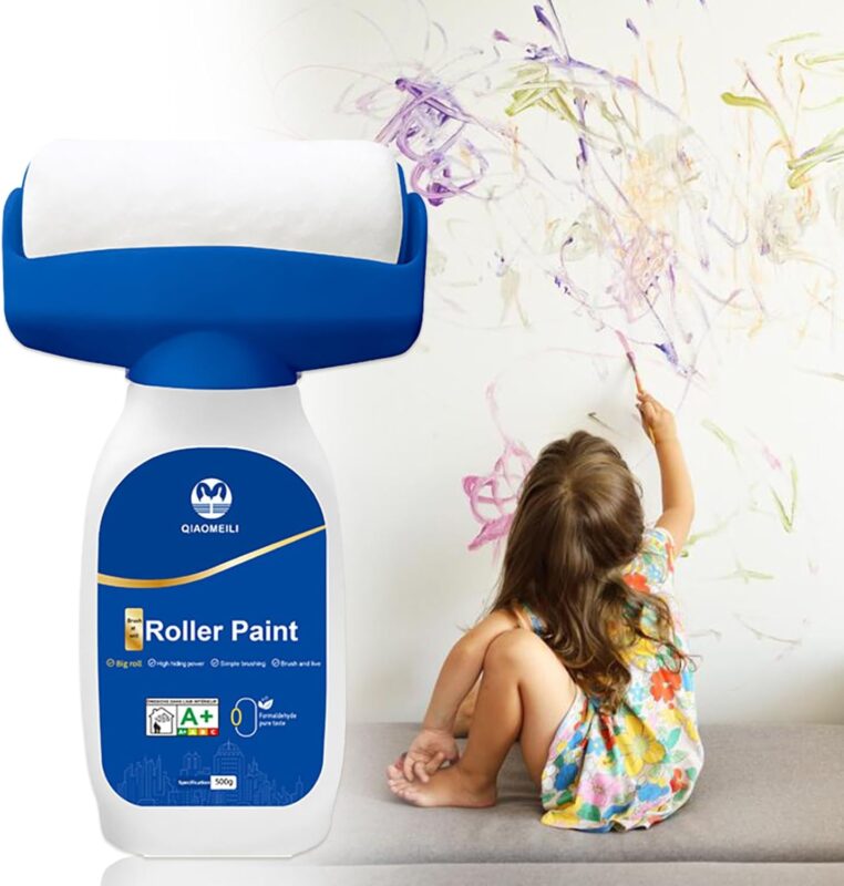 White Paint Fast-Drying & Water-Based Roller for Walls