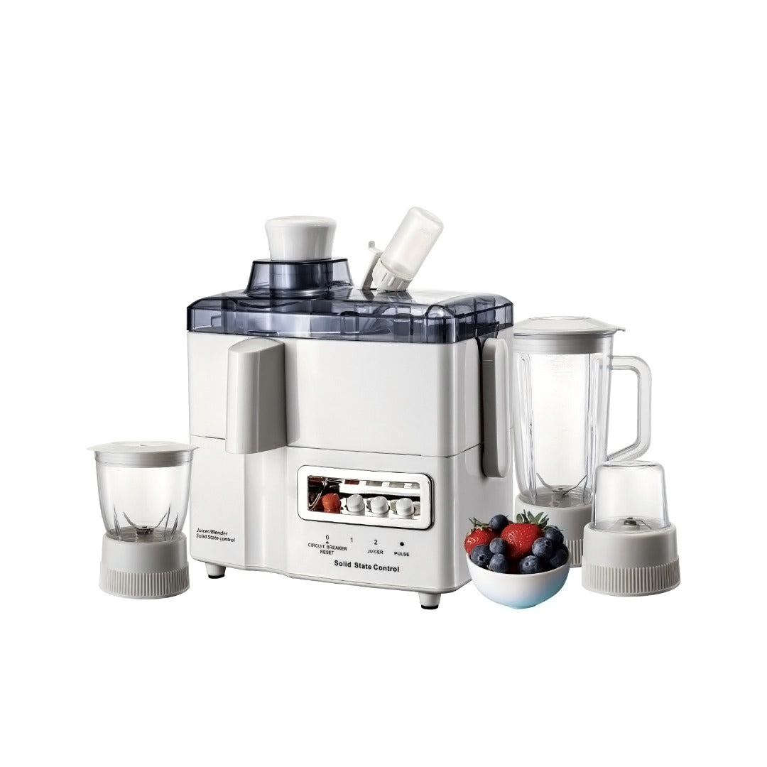 4 in 1 Juicer Extractor Smoothie Maker Machine Electric Fruit Juicer Blender Household Food Mixer Coffee Bean Grinder