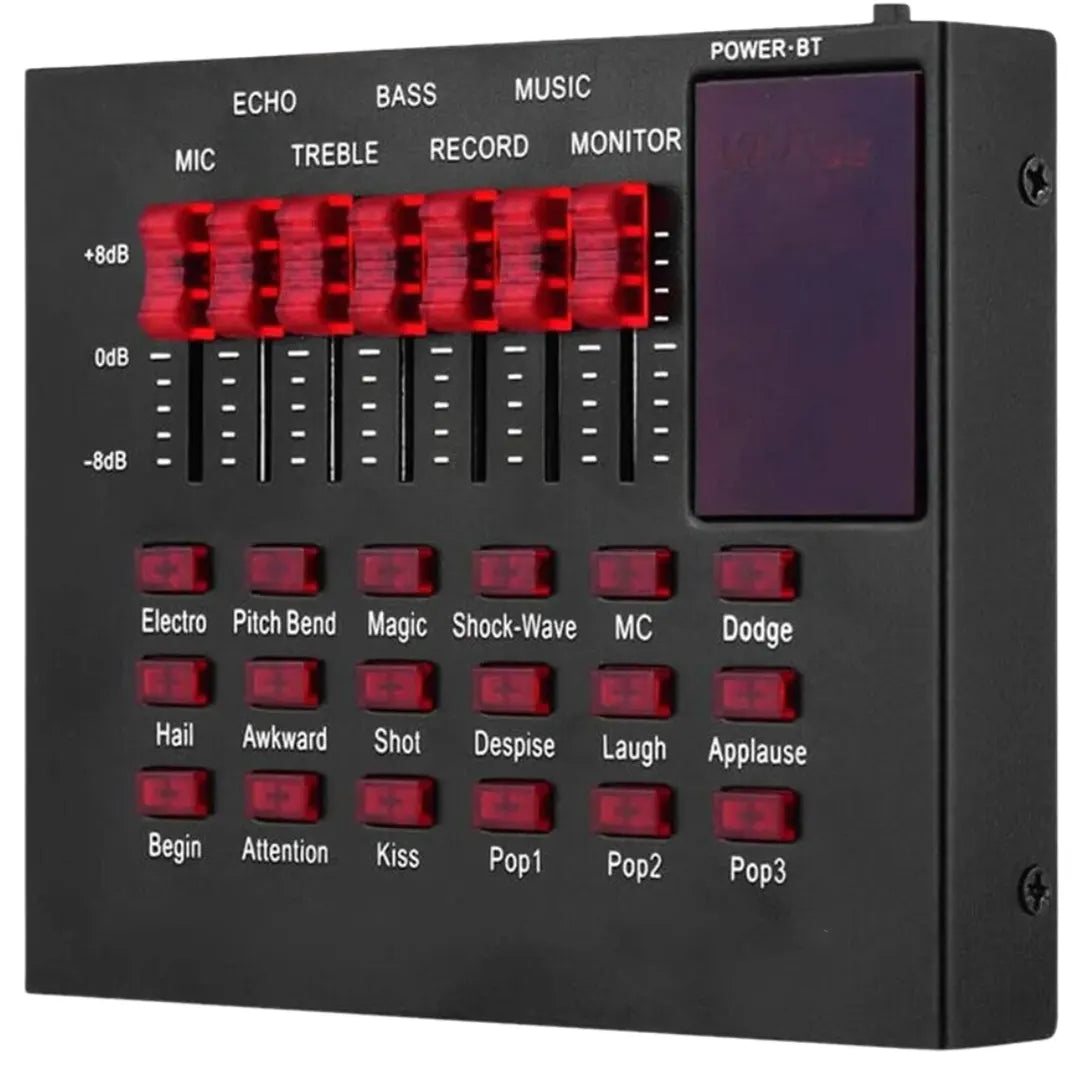 بطاقة صوت البث المباشر لبودكاست V8 Plus