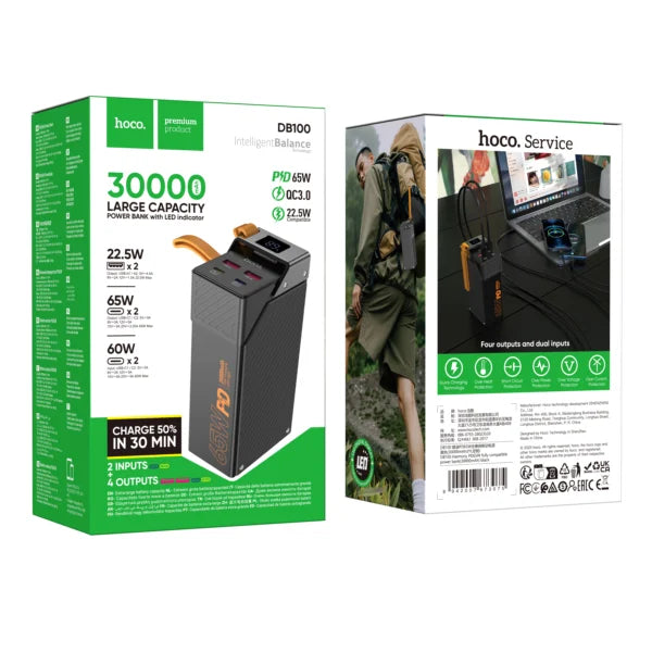 HOCO DB100 Harmony 30000mAh PD65W Power Bank