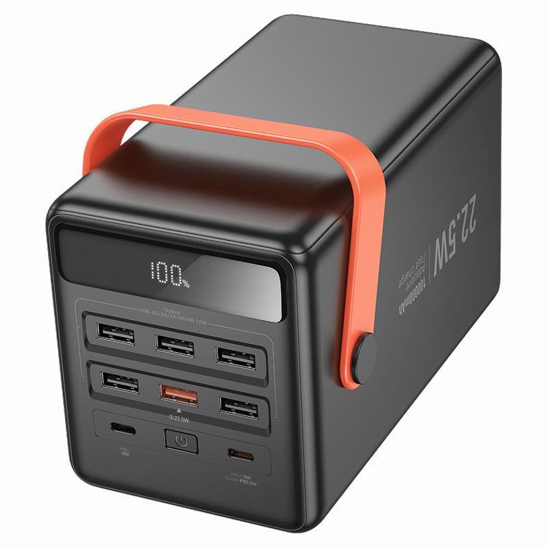 HOCO J142 Surpass 22.5W + PD20W 100000mAh Power Bank With Led Light