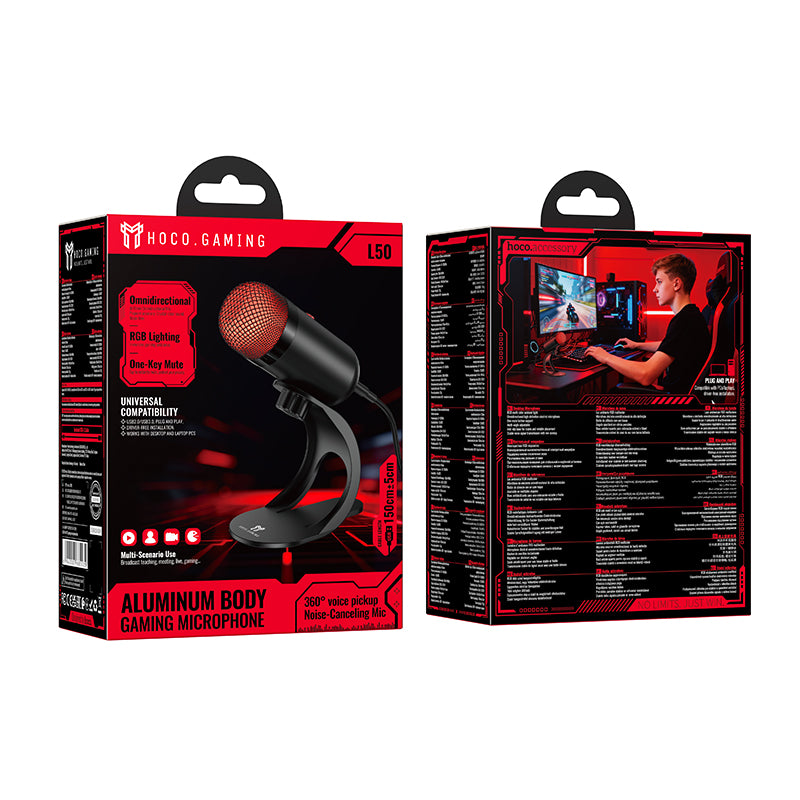 HOCO L50 Profit PC Gaming Wired Microphone