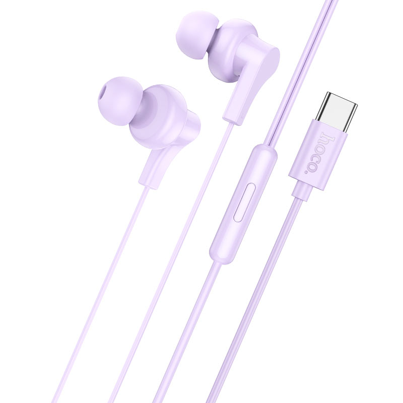 HOCO M114 TypeC wired earphones with mic