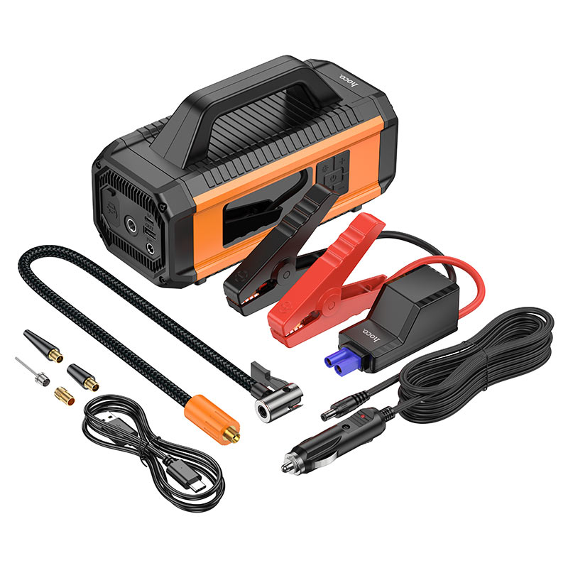 بنك الطاقة HOCO "QS4 الذكي" مع مضخة هواء 10000 مللي أمبير في الساعة