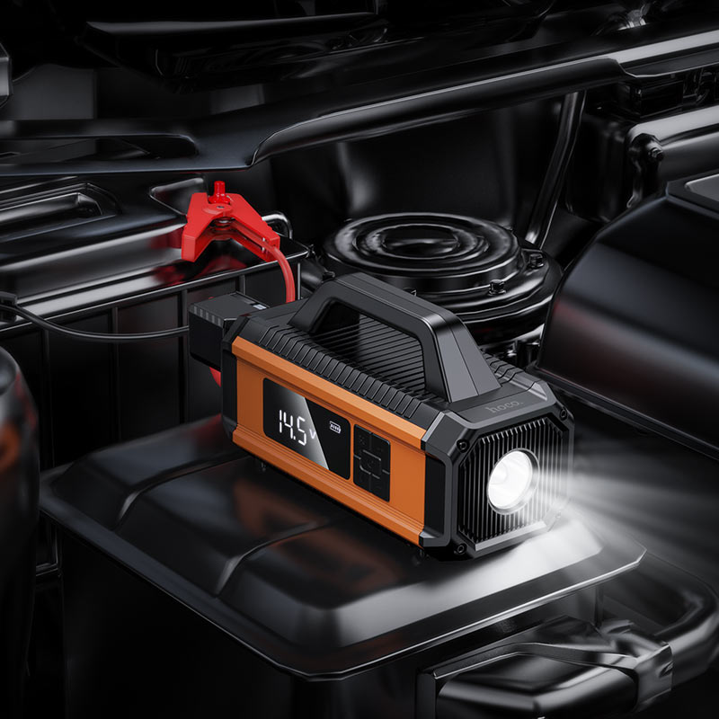 بنك الطاقة HOCO "QS4 الذكي" مع مضخة هواء 10000 مللي أمبير في الساعة