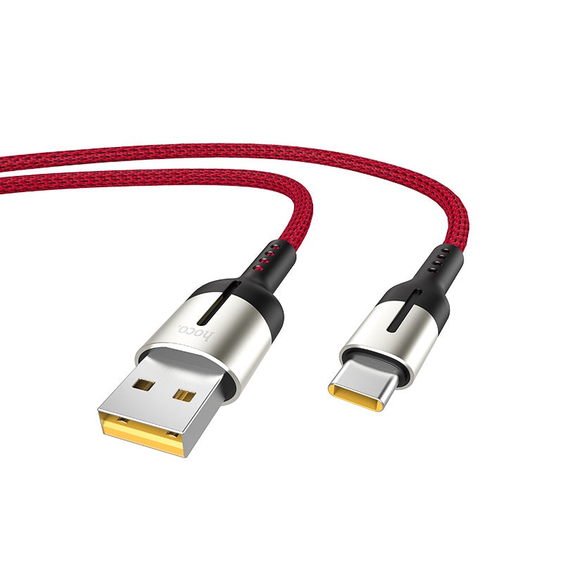 HOCO U68 USB to Type-C flash charging data Cable 5A