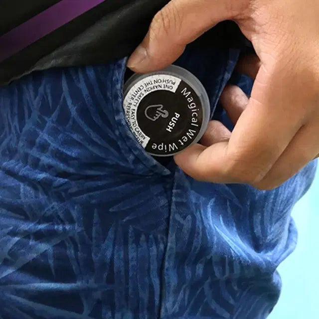 مناديل ماجيكال بوش المبللة توفر راحة الاستخدام مرة واحدة للتنظيف الفعال والصحي أثناء التنقل (علبة 50 قطعة)