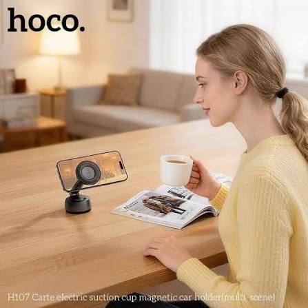HOCO H107 Carte electric suction cup magnetic car holder(multi-scene)