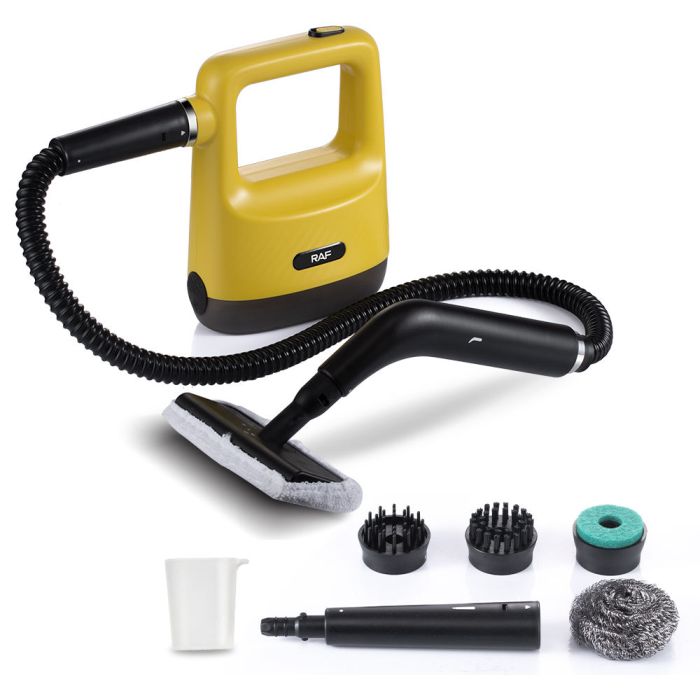 RAF 300ml Handheld Steam Cleaner with Replaceable Heads
