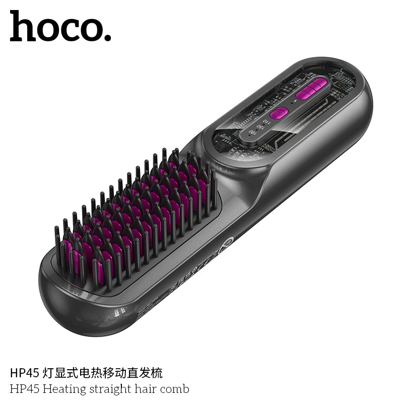 مشط شعر مستقيم ساخن من هوكو، 4000 مللي أمبير/ساعة - HP45