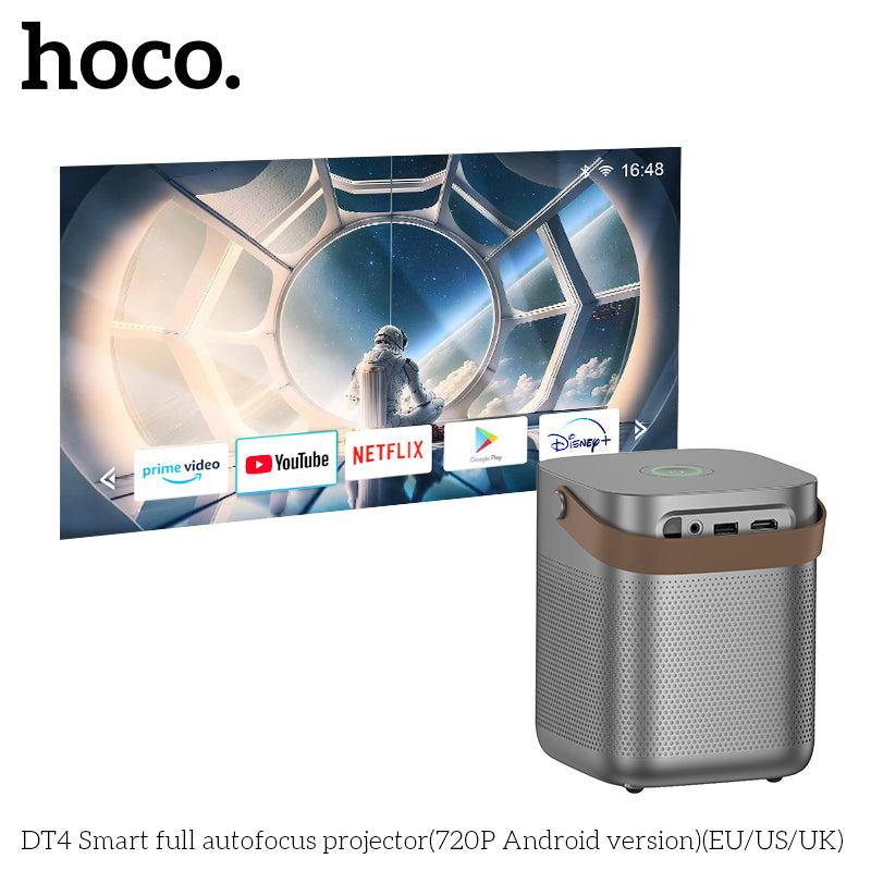 HOCO DT4 Smart Autofocus Projector Android version 720P