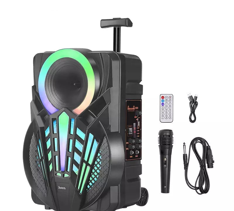 مكبر صوت ترولي لاسلكي من هوكو DS40 مزود بميكروفون