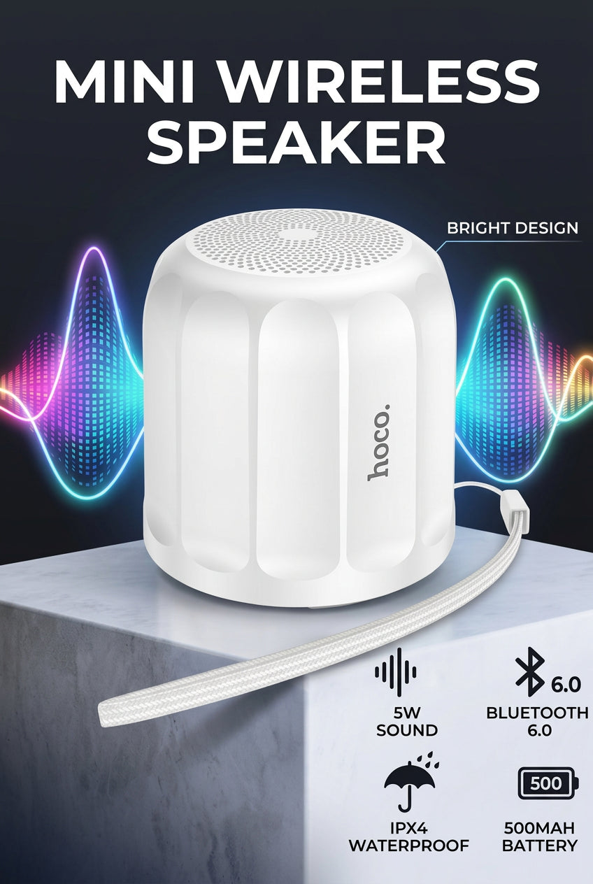 HOCO HC54  5W Portable Bluetooth 6.0 Speaker And IPX4