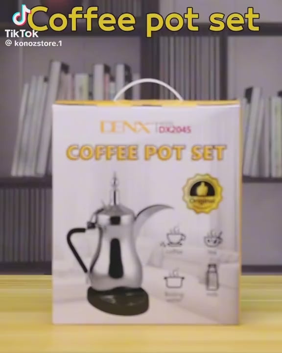 Electric Arabic Coffee Maker Set 1000W