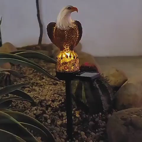 Solar Eagle Lawn Lamp, Solar Eagle Ground Plug Lawn Lamp Eagle Shape Light Eagle Decoration Lamp