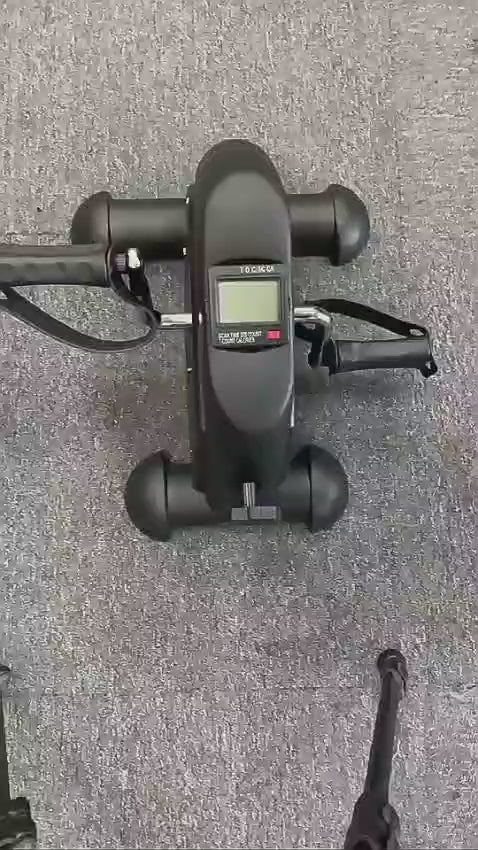 Mini Exercise Bike, Portable Under Desk Bike Pedal Exerciser for Arm/Leg Medical Fitness Peddler Machine