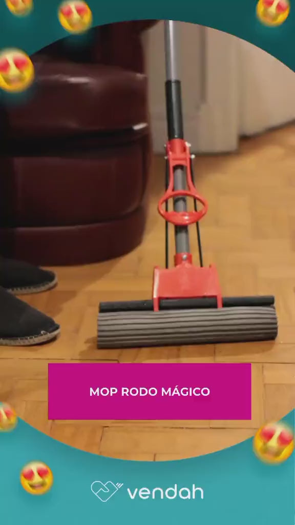 ممسحة غبار قطنية فاخرة للغاية لغسل وتنظيف الأرضيات، إسفنجة ضغط، ممسحة مزدوجة الأسطوانة من مادة PVA