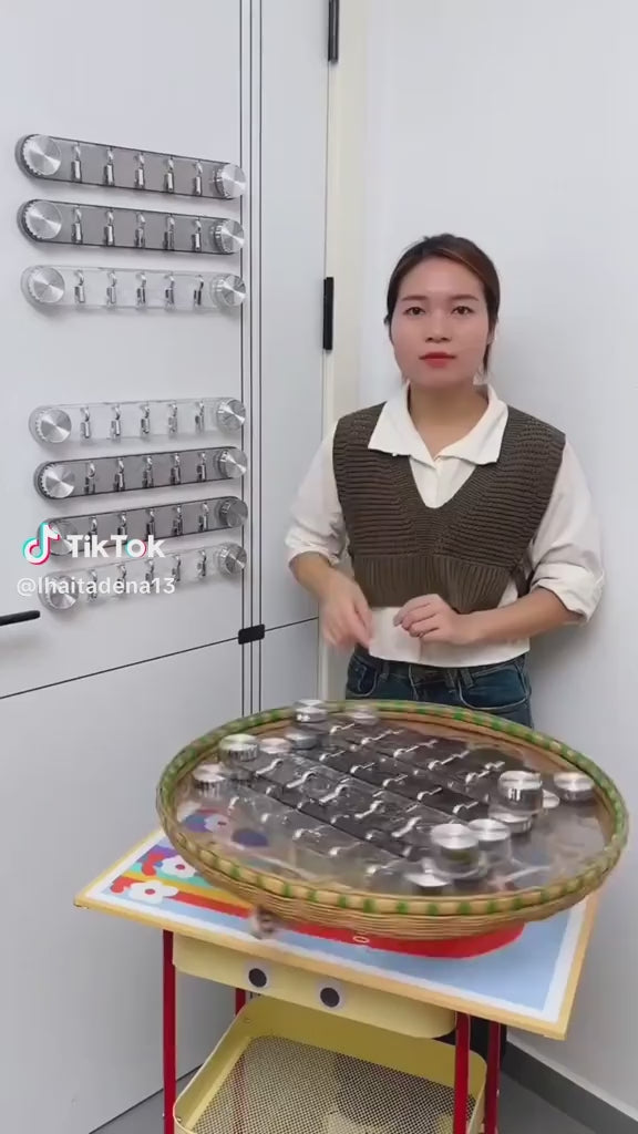 Suction Wall Hooks with Crystal Design Self- Adhesive – 5 in 1 Hook 1PC