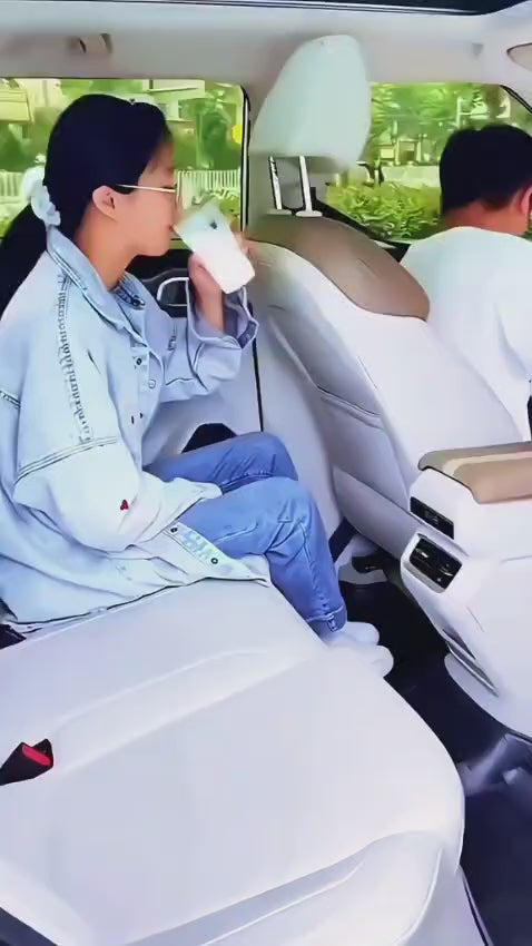 صندوق تخزين متعدد الوظائف لمقعد السيارة الخلفي، منظم عالمي لمقعد السيارة الخلفي مع حاملين لأكواب الشرب وخطافات