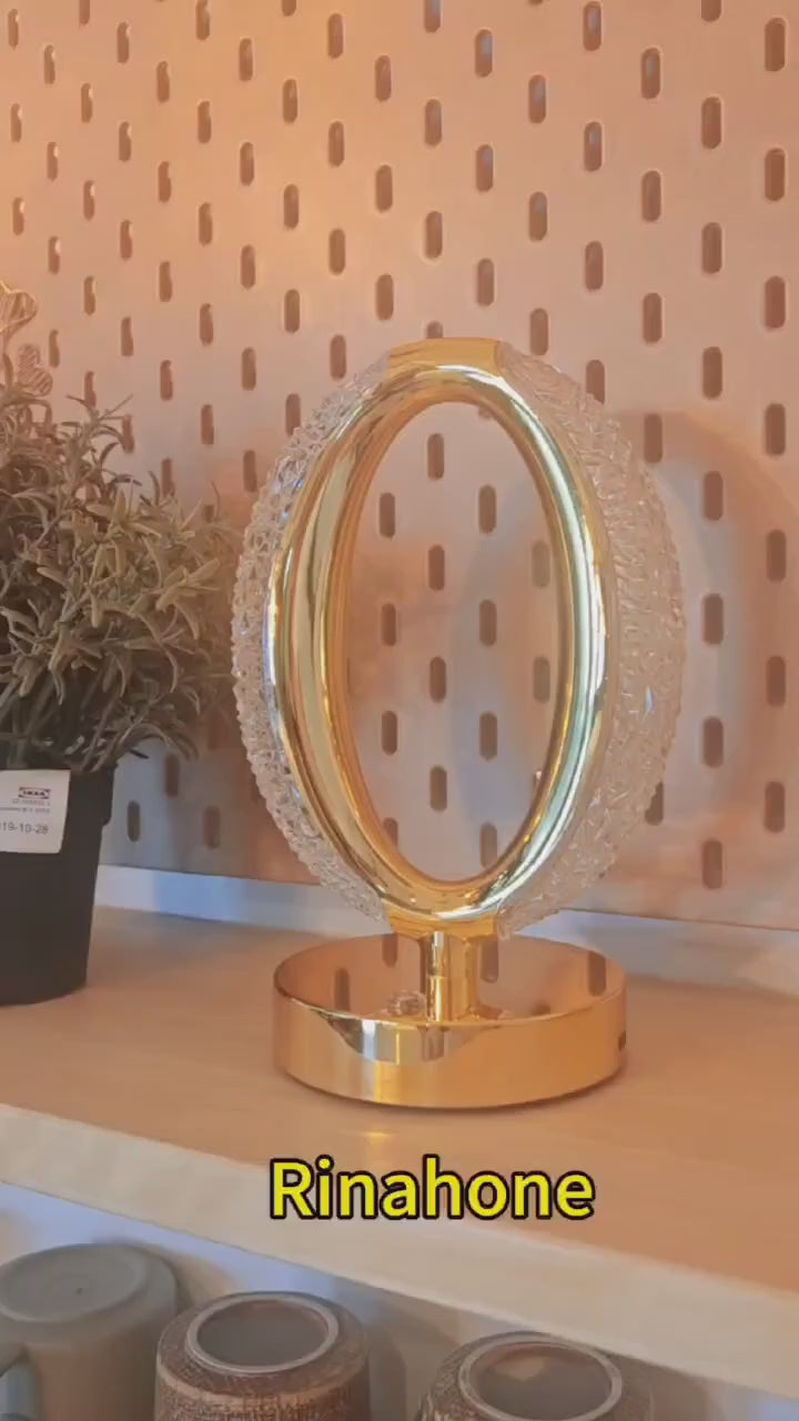 مصباح طاولة LED مع خاصية التعتيم المستمر وشحن USB ومصباح لمس