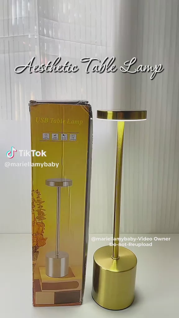 Rechargeable Table Lamp with Speaker, Cordless Led Table Lamps Rechargeable with 3 Color
