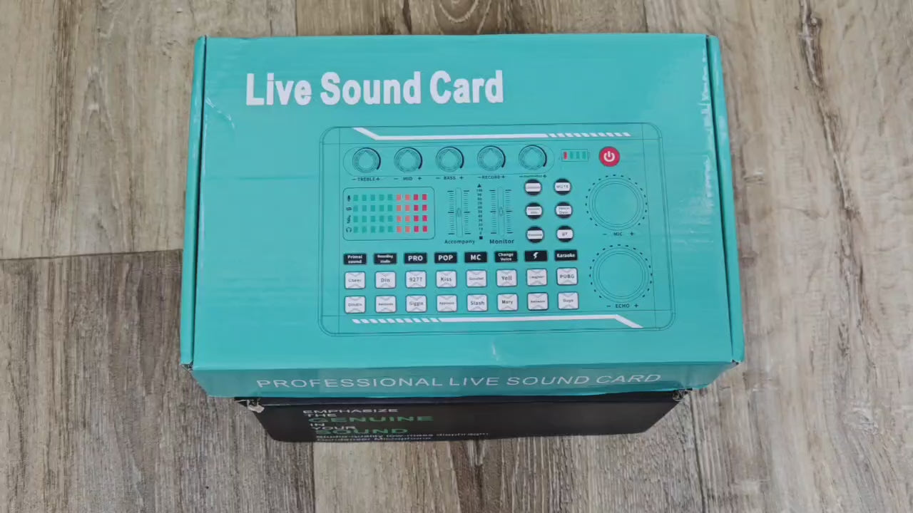 بطاقة صوت F998 مع مجموعة ميكروفون Lct 240 كاملة